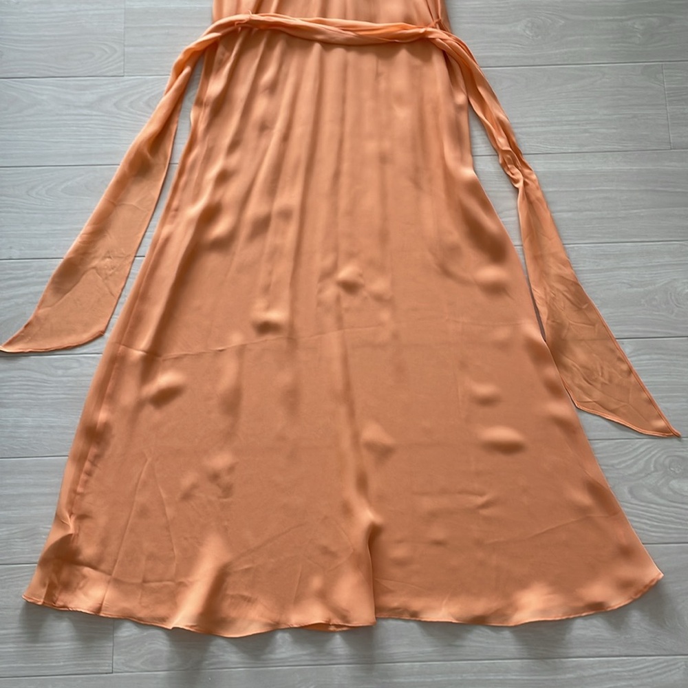 Charlie Peach Silk Coverup - Picture 8 of 11